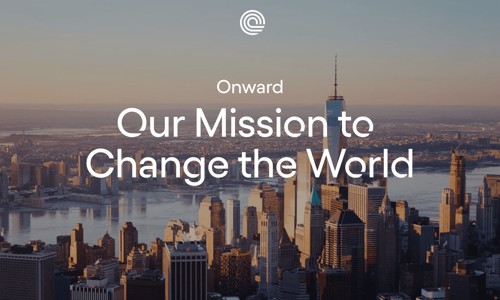 Onward: Our Mission to Change the World
