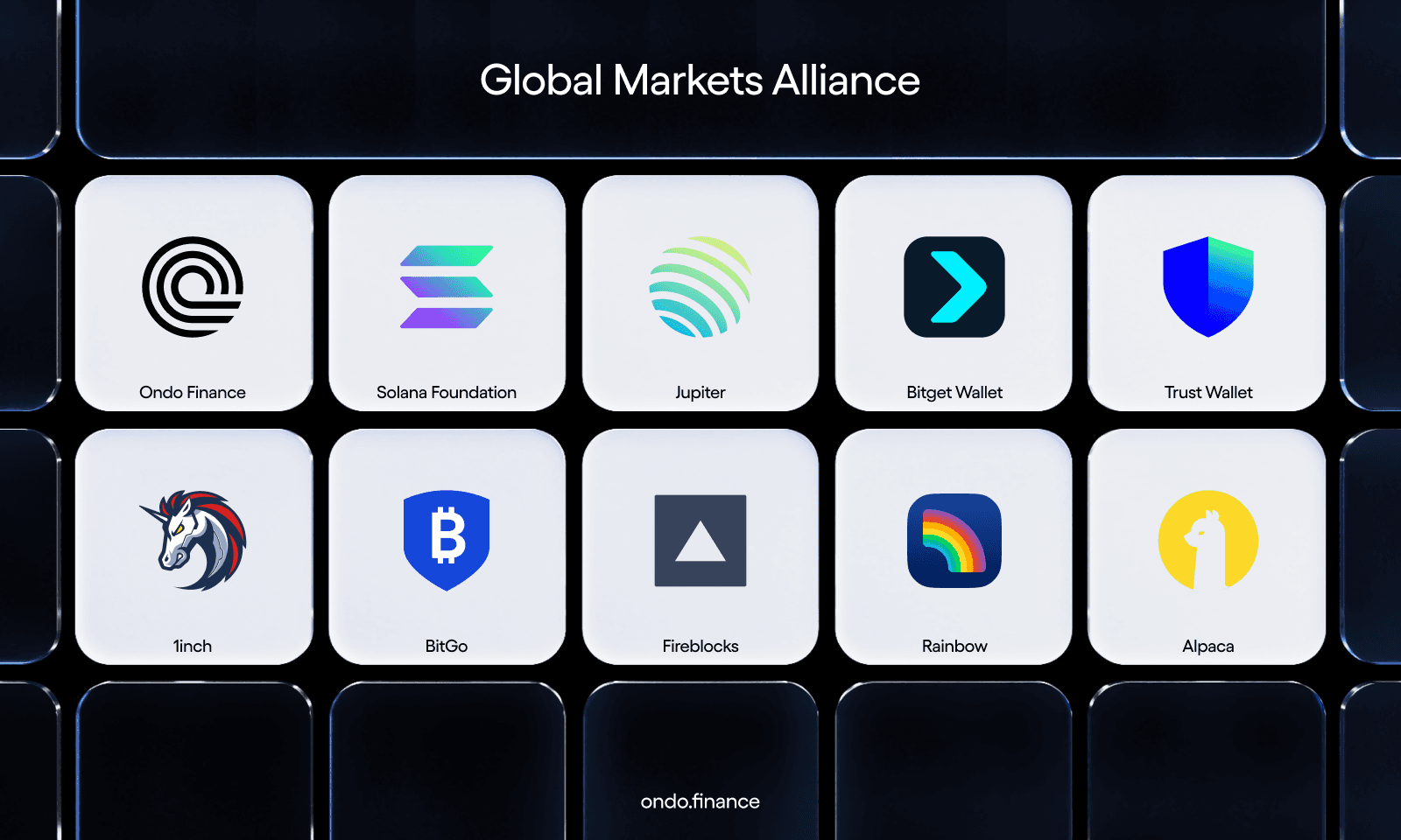 Ondo Finance Launches Ondo Stocks Alliance with Industry-Leading Wallets, Exchanges, and Custodians to Bring Capital Markets Onchain