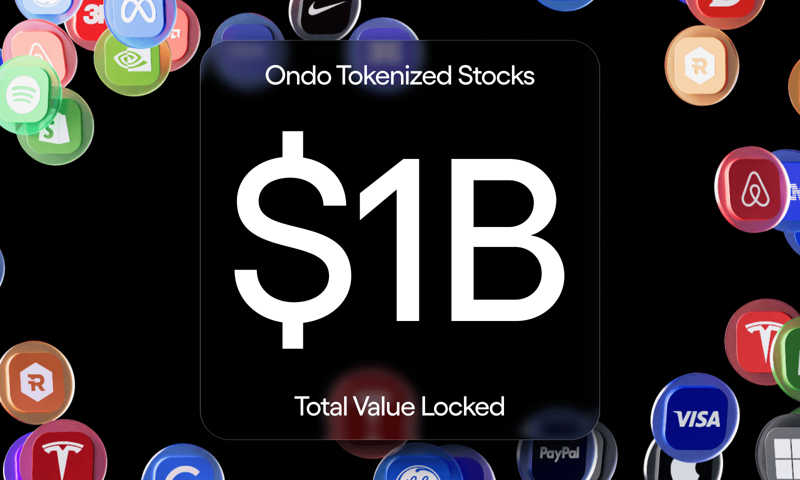 Ondo Stocks Surpasses $1 Billion in Total Value Locked, a First for Tokenized Stocks